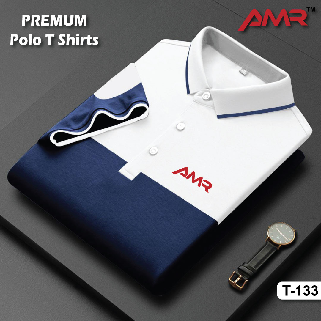 Multi Color Premium Quality AMR Brand Polo T-Shirt Cotton fabric Contest Color Men Polo Shirt T-133