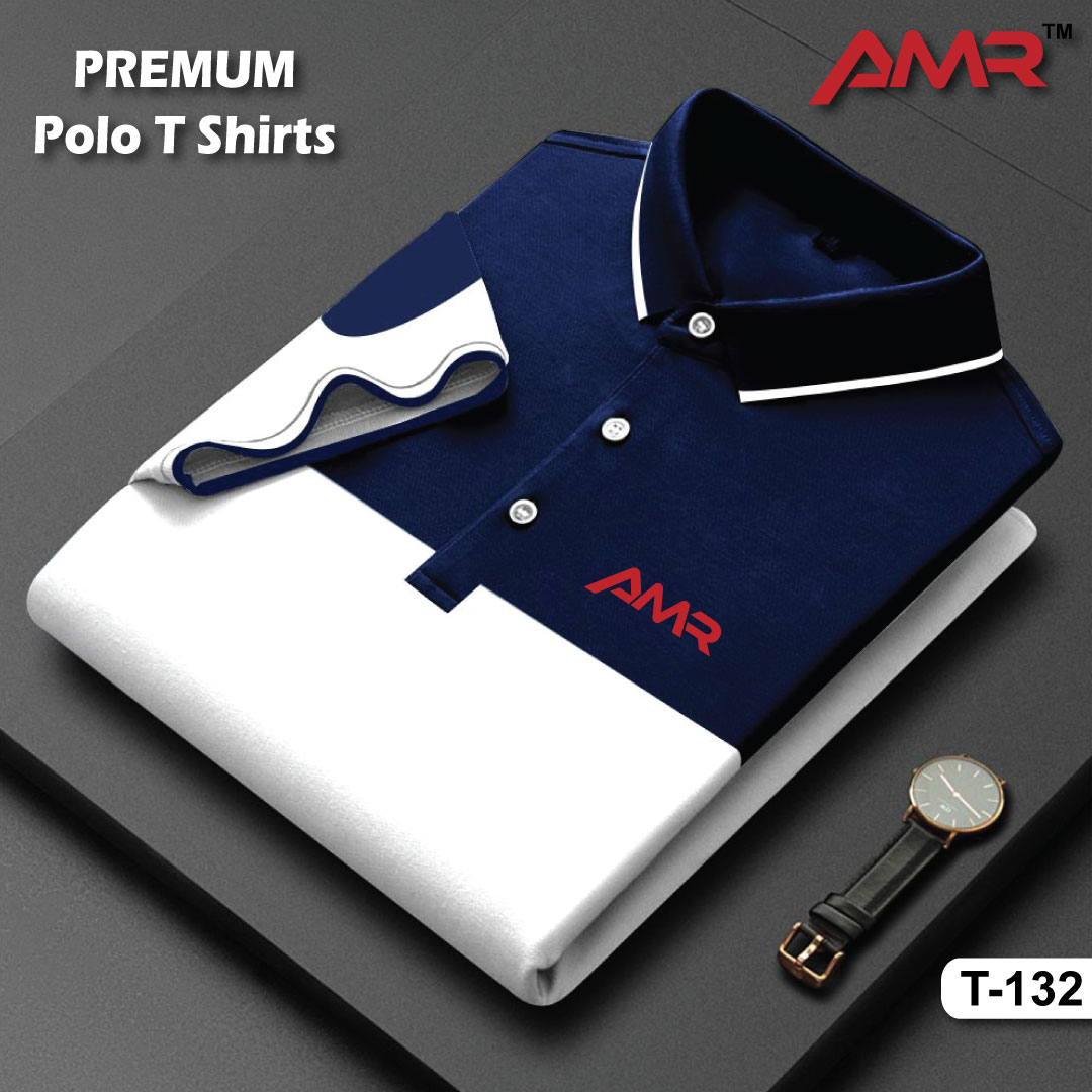 Multi Color Premium Quality AMR Brand Polo T-Shirt Cotton fabric Contest Color Men Polo Shirt T-132