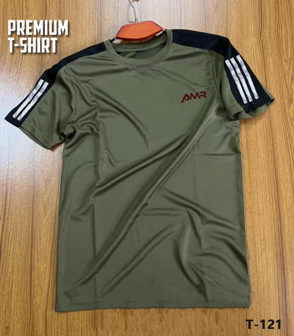 Premium Quality AMR Brand Mesh fabric Contest Color T-Shirt T-121