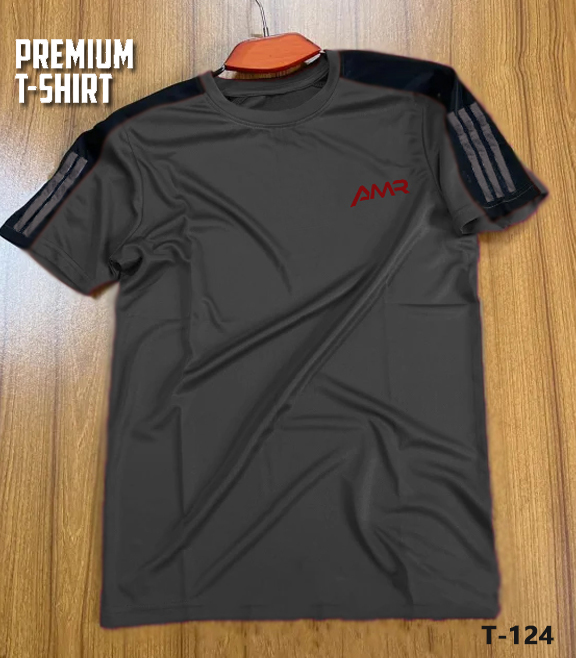 Premium Quality AMR Brand Mesh fabric Contest Color T-Shirt T-124