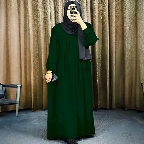 Regular Outerwear Borkha For Women Kuchi Body Design Outfit Pocket Borkha Abaya_B-633