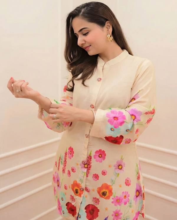 Floral Breeze Co-Ords Set Style comfort 1831